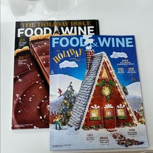 Food and Wine Holiday Issue Magazine Set